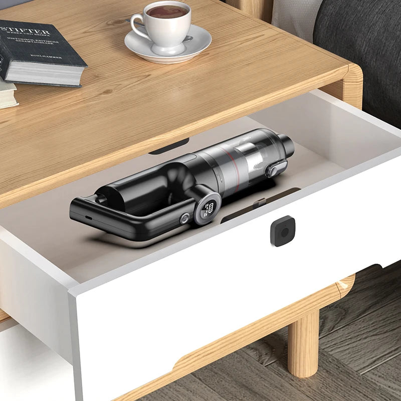Ultra-Quiet High-Power Brushless Vacuum Cleaner with Digital Battery Display Cyclonic Dust Cup Multi-Use for Car/Home/Office