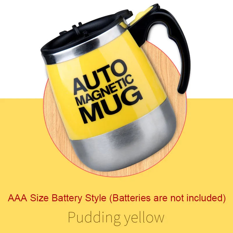 Electric Automatic Self Stirring Magnetic Mug Coffee Milk Mixing Cup Creative Electric Smart Mixer Water Bottle Birthday Gift
