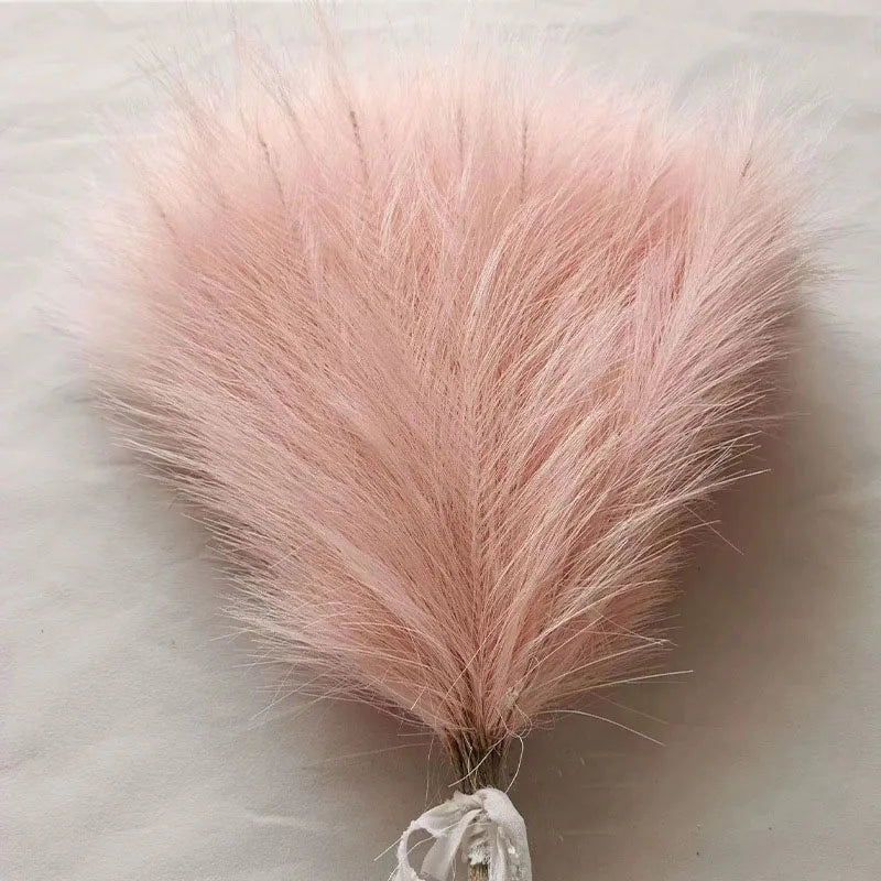 Artificial Pampas Grass Artificial Flowers Fake Pampas Grass Bouquet 42cm Boho Bouquet 1/5/10/30pcs Pampas Grass Vase Decoration