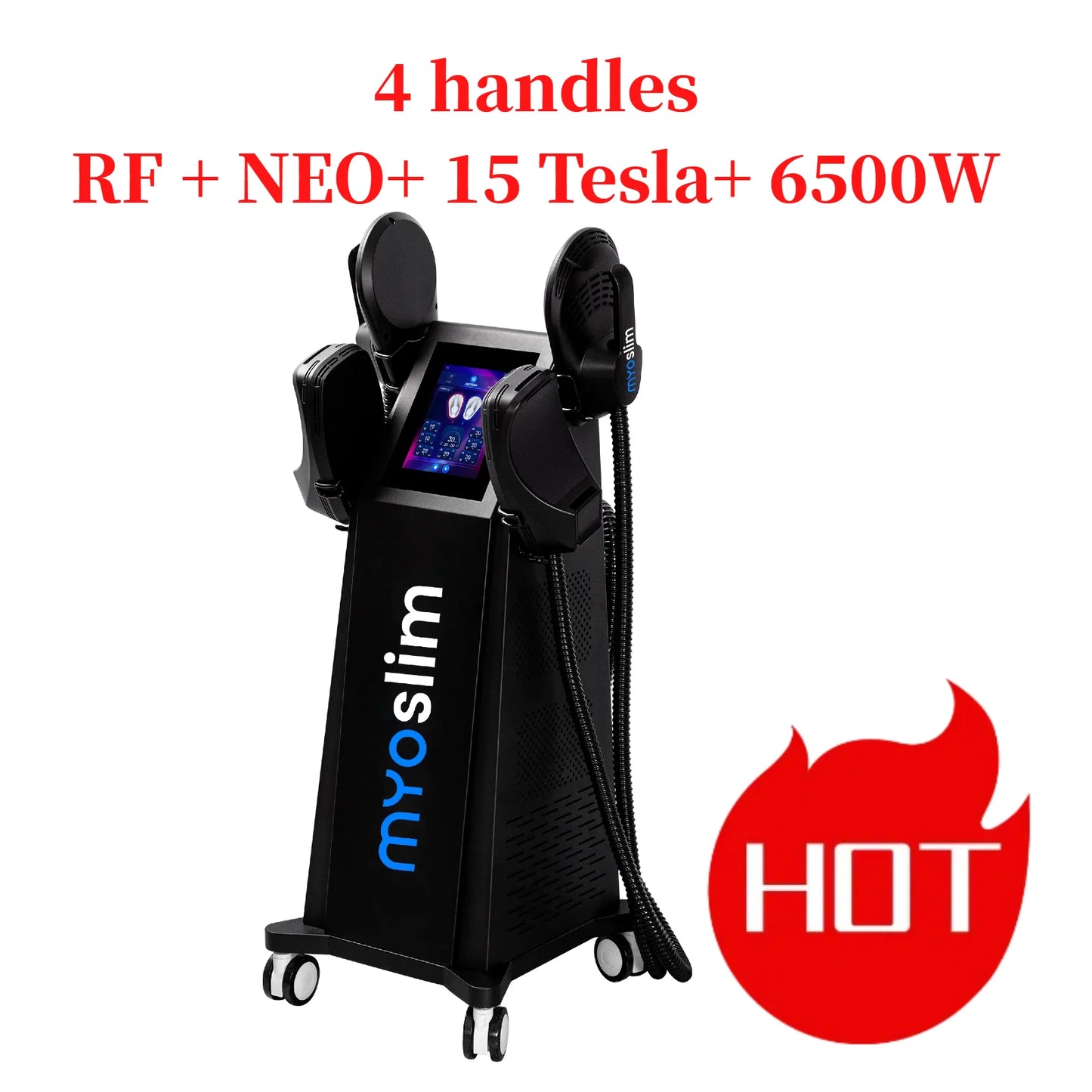 Professional Nova EMS RF Neo 6500W High Power 4 RF Handles Hi-emt Ems Boby Sculpt Boby Muscle Stimulate Best Selling Ems Machine