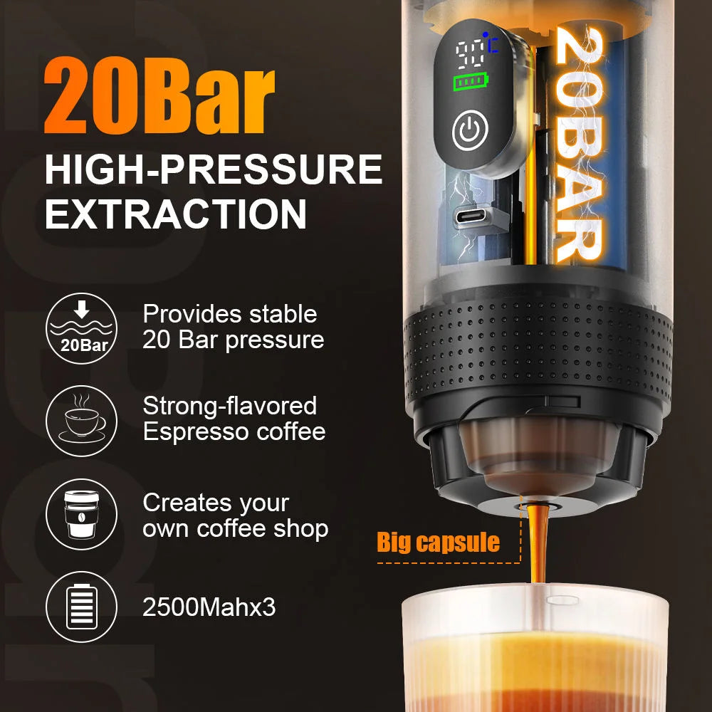 Mini Coffee Maker Cappuccino and Espresso Machine Coffee Makers Automatic Coffee Makers Capsule