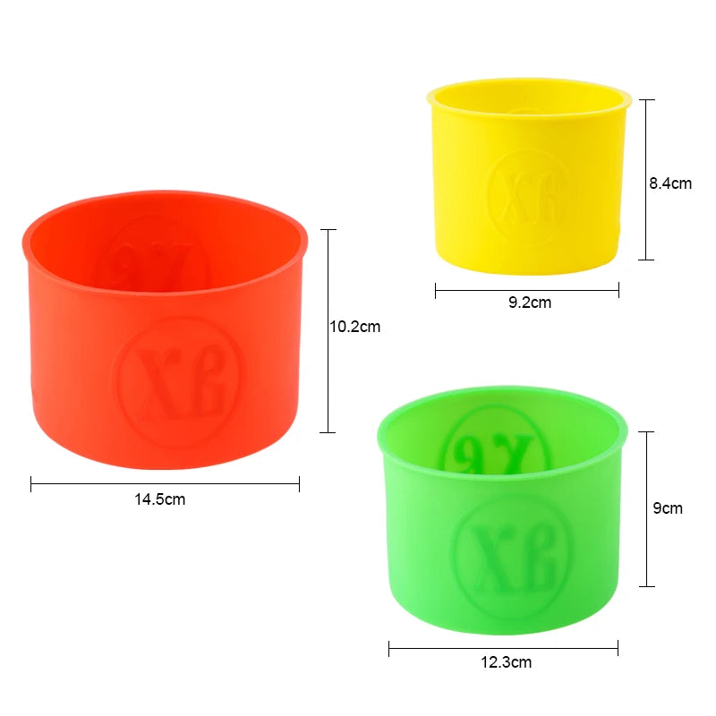 FAIS DU DIY Desserts Baking Mold Tools No-stick Round Silicone Cake Mold Mousse Cake Moulds Deepening of Colored Mold