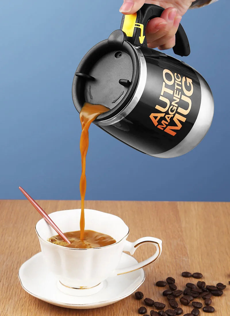 Electric Automatic Self Stirring Magnetic Mug Coffee Milk Mixing Cup Creative Electric Smart Mixer Water Bottle Birthday Gift