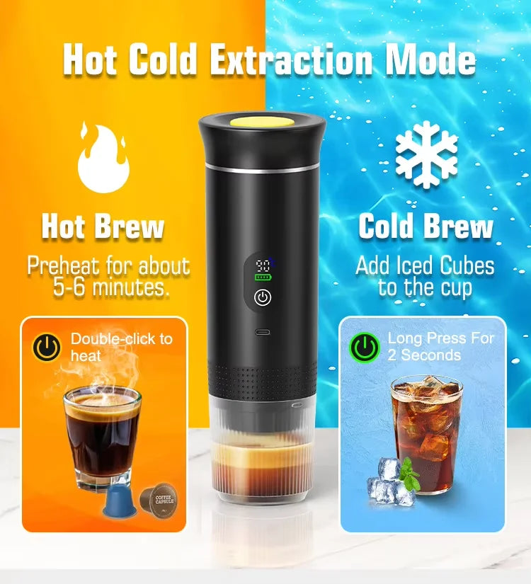 Mini Coffee Maker Cappuccino and Espresso Machine Coffee Makers Automatic Coffee Makers Capsule