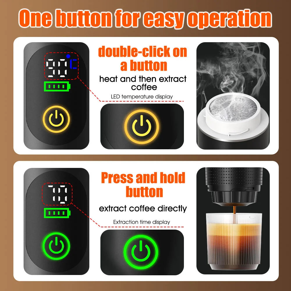 Mini Coffee Maker Cappuccino and Espresso Machine Coffee Makers Automatic Coffee Makers Capsule