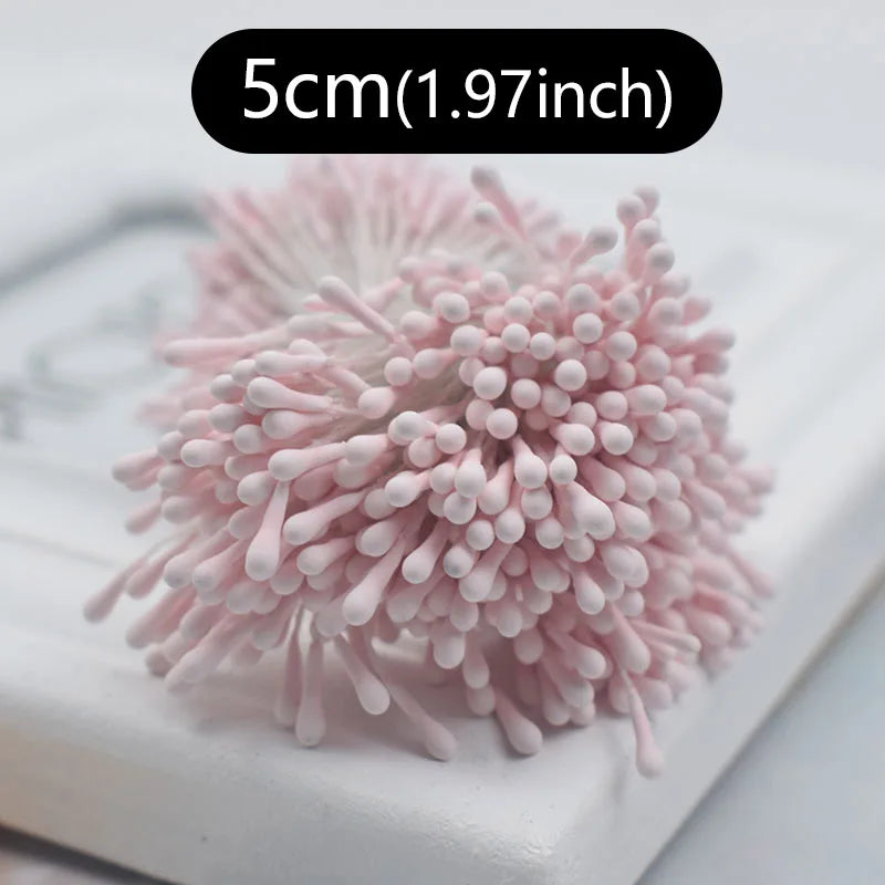 400pcs 2mm Mini Flower Stamen Pistil Wedding Handmade Artificial Flowers For Wedding Home Decoration DIY Scrapbook Accessories