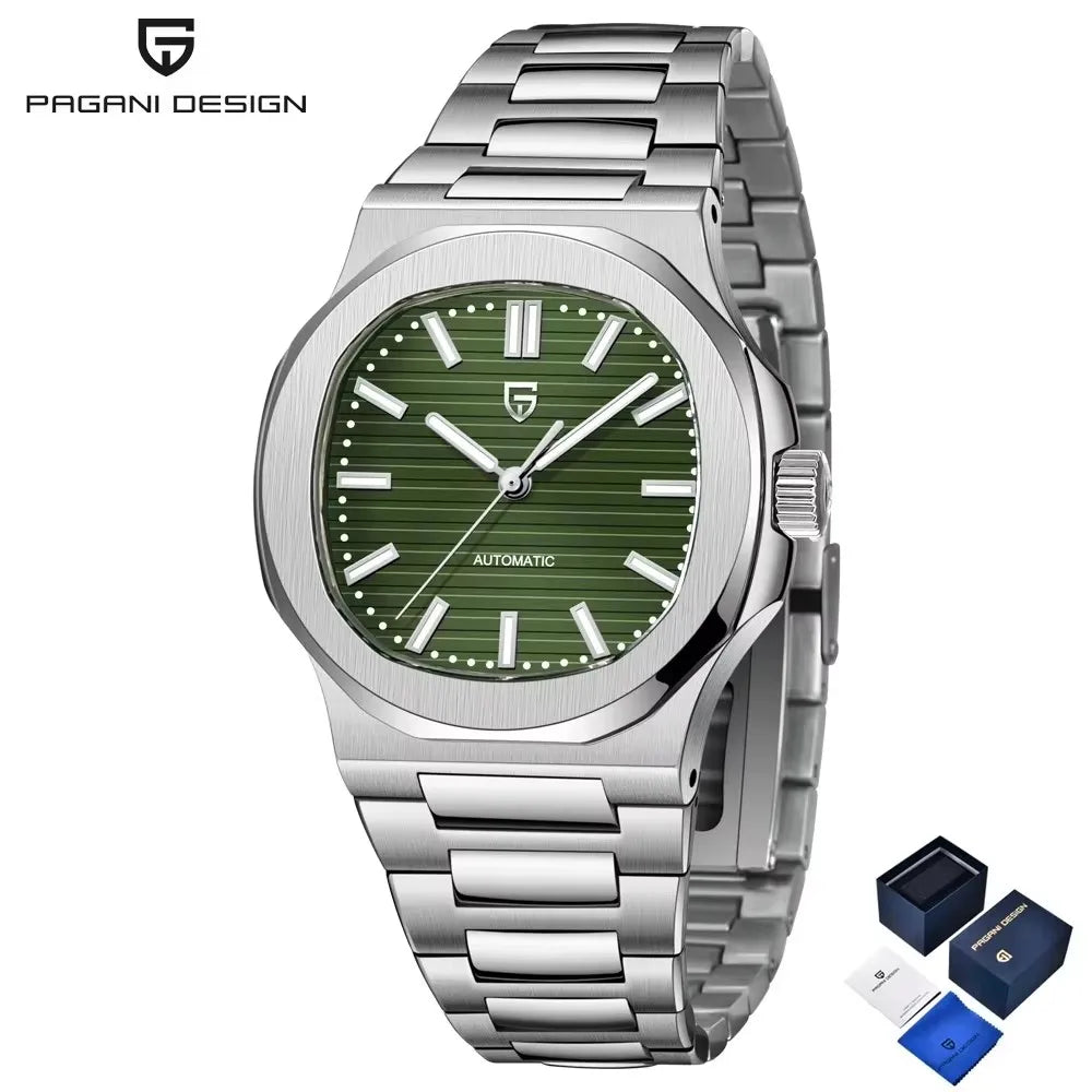 PAGANI DESIGN 2025 Men's Watches top brand Luxury Automatic Watch For Men Mechanical Wristwatch Stainless Waterproof Sapphire