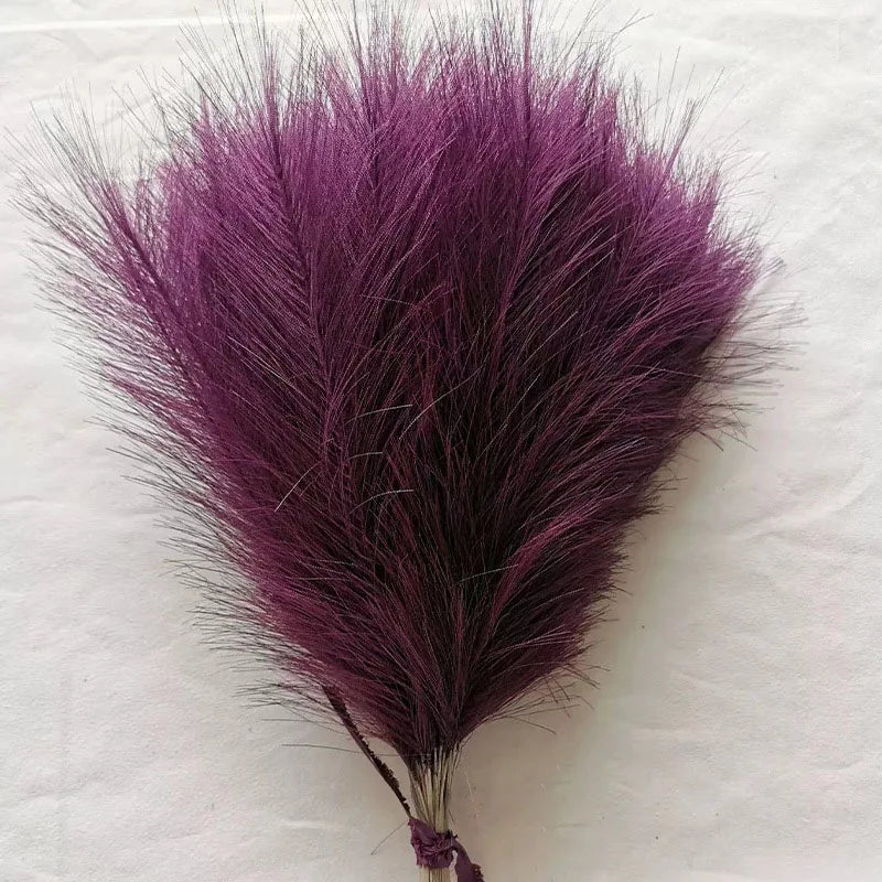 Artificial Pampas Grass Artificial Flowers Fake Pampas Grass Bouquet 42cm Boho Bouquet 1/5/10/30pcs Pampas Grass Vase Decoration