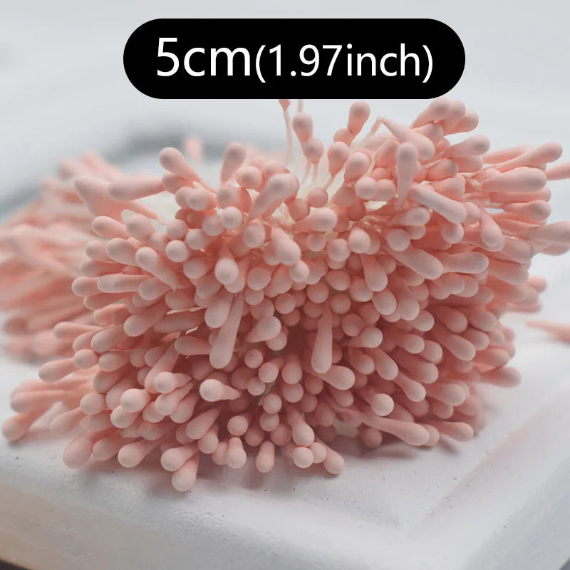 400pcs 2mm Mini Flower Stamen Pistil Wedding Handmade Artificial Flowers For Wedding Home Decoration DIY Scrapbook Accessories