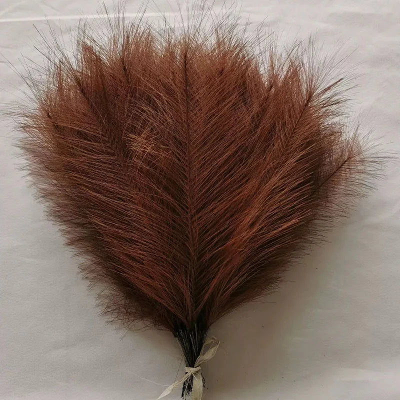 Artificial Pampas Grass Artificial Flowers Fake Pampas Grass Bouquet 42cm Boho Bouquet 1/5/10/30pcs Pampas Grass Vase Decoration