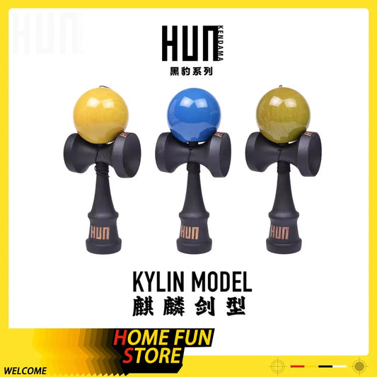 IN STOCK HunKendama New K2 Enlarged Sword Shape Bespoke Beginner'S Professional Kendama Trend Tips Juggle Ball Gift For Children