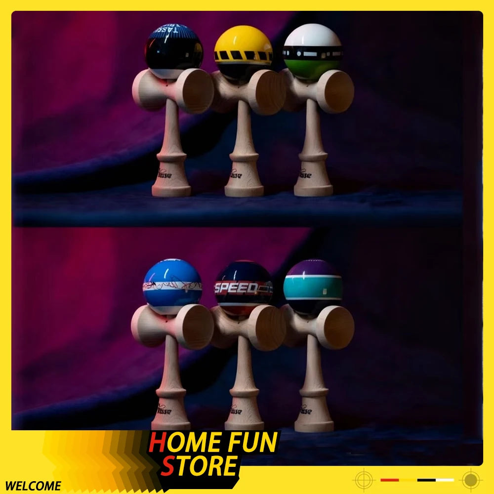 Original Tasse Kendama Anti Slip Paint Surface Beginner'S Professionals Outdoor Sport Fitness Balls Train Eye-Hand Coordination