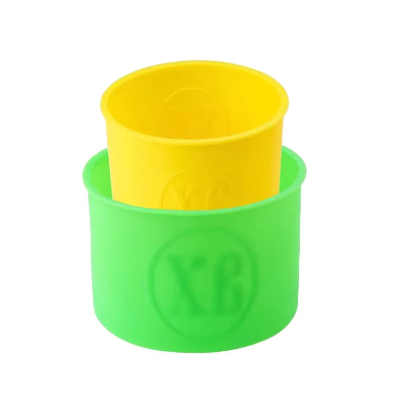 FAIS DU DIY Desserts Baking Mold Tools No-stick Round Silicone Cake Mold Mousse Cake Moulds Deepening of Colored Mold