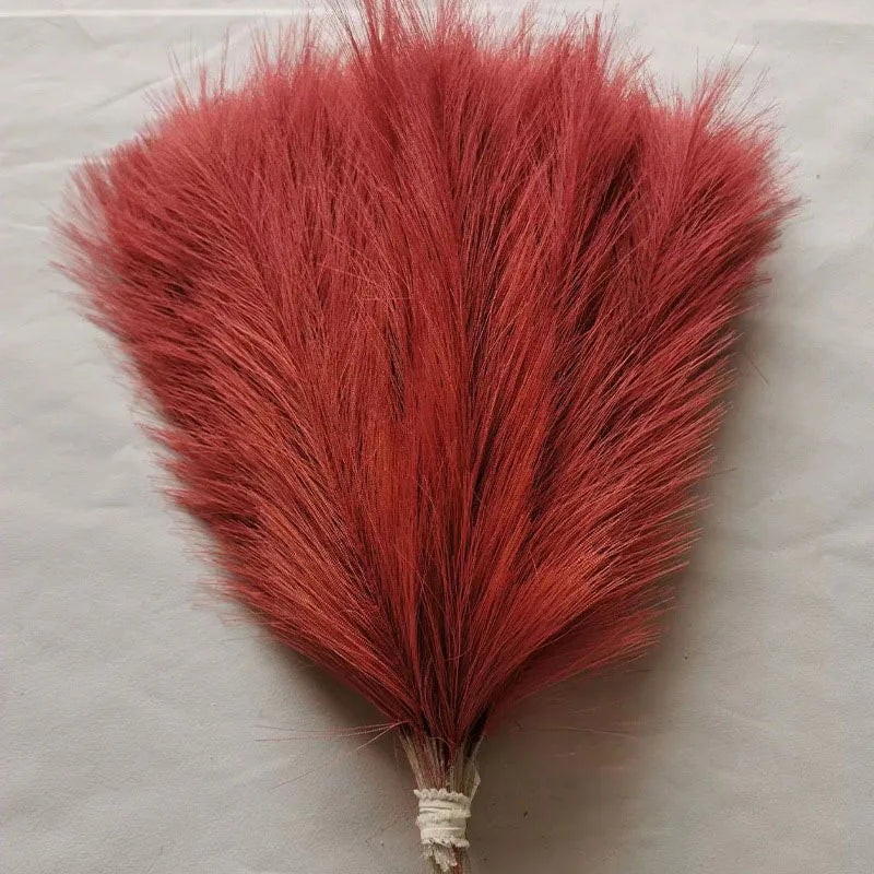Artificial Pampas Grass Artificial Flowers Fake Pampas Grass Bouquet 42cm Boho Bouquet 1/5/10/30pcs Pampas Grass Vase Decoration