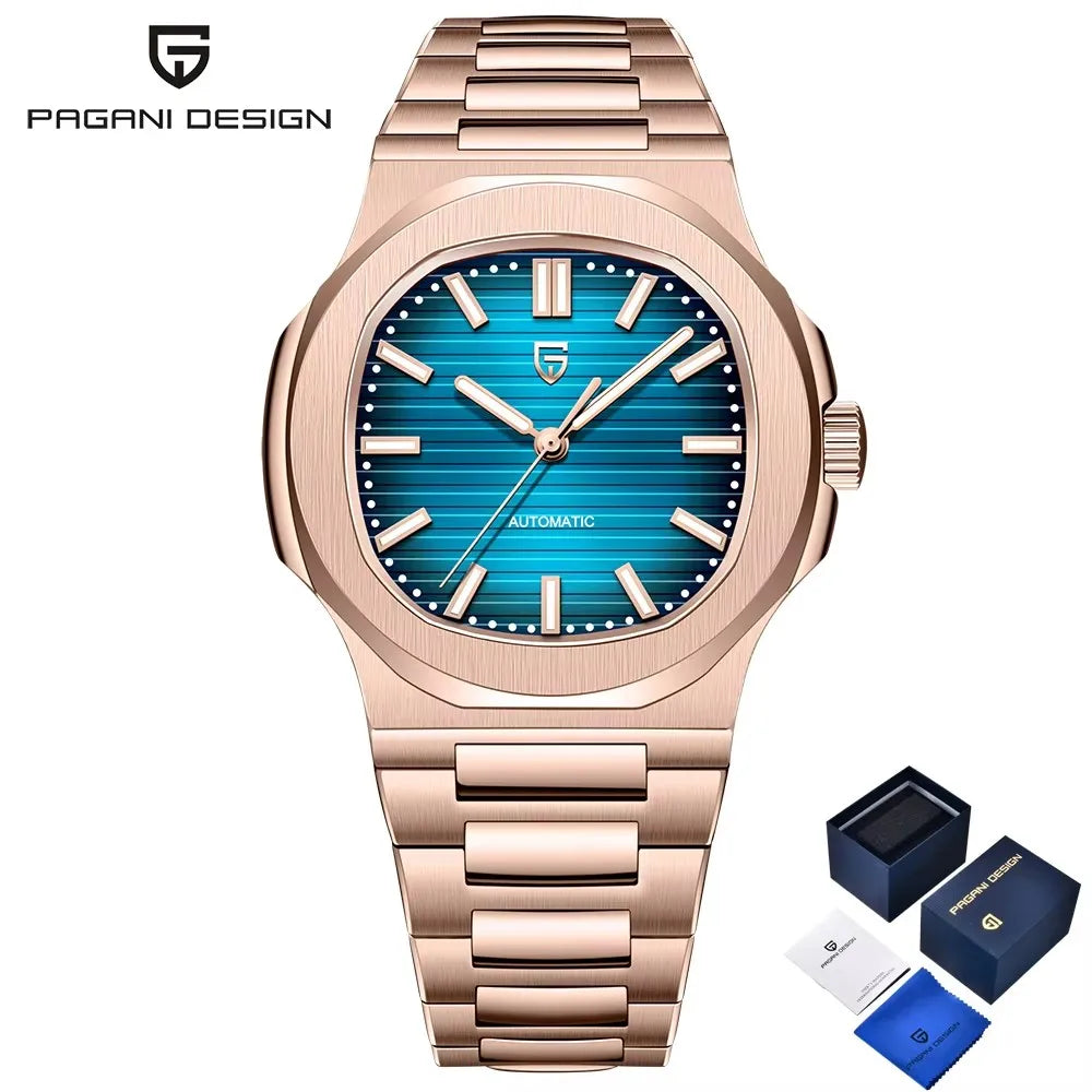 PAGANI DESIGN 2025 Men's Watches top brand Luxury Automatic Watch For Men Mechanical Wristwatch Stainless Waterproof Sapphire