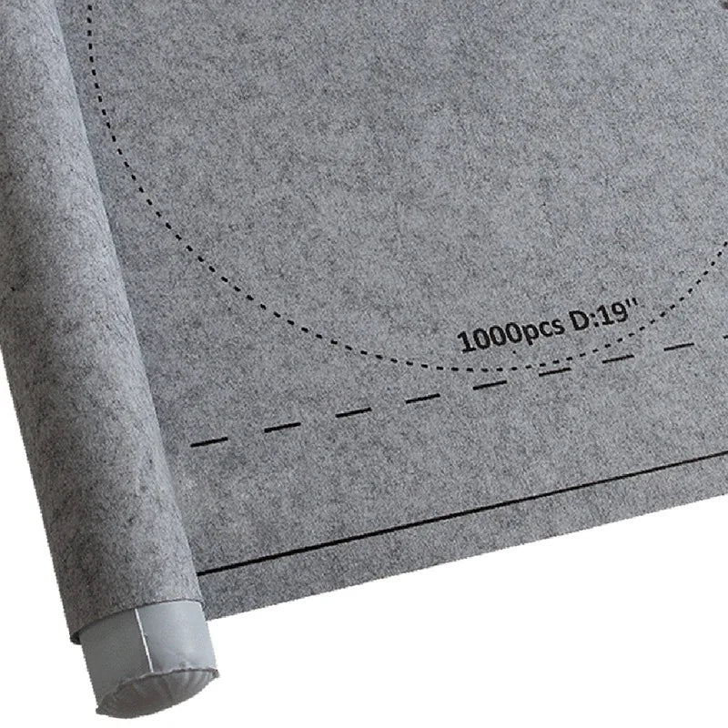 Puzzles Pad Jigsaw Roll Felt Mat Storage Bag Playmat Puzzles Blanket For Up To 1500 Pcs Puzzle Accessories Portable Storage Mat