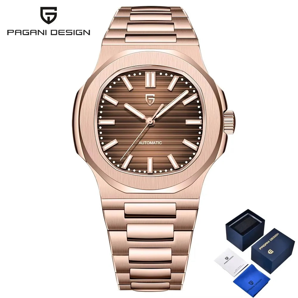 PAGANI DESIGN 2025 Men's Watches top brand Luxury Automatic Watch For Men Mechanical Wristwatch Stainless Waterproof Sapphire