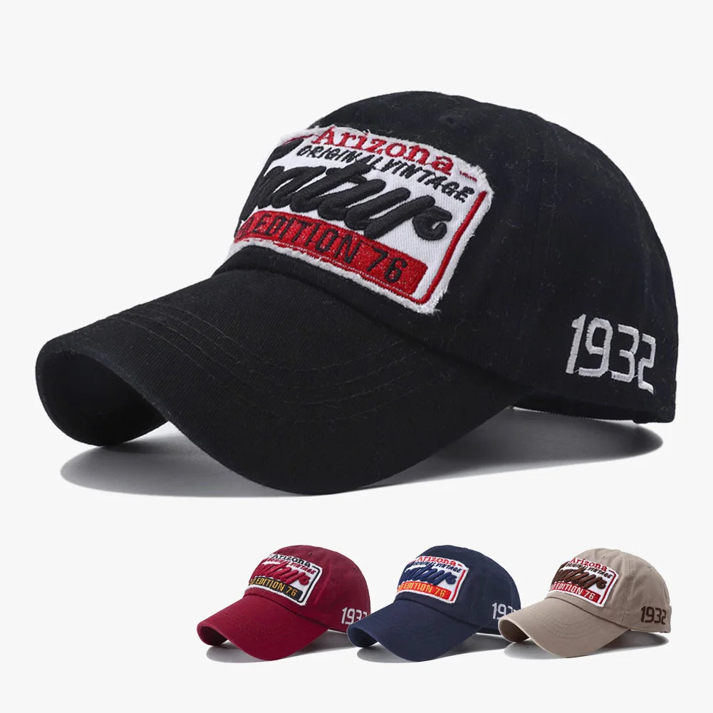 2025 New Hip Hop Y2k Embroidered Cotton Baseball Cap for Men Women Snapback Hat Outdoor Adjustable Short Visor Peaked Hats Bone