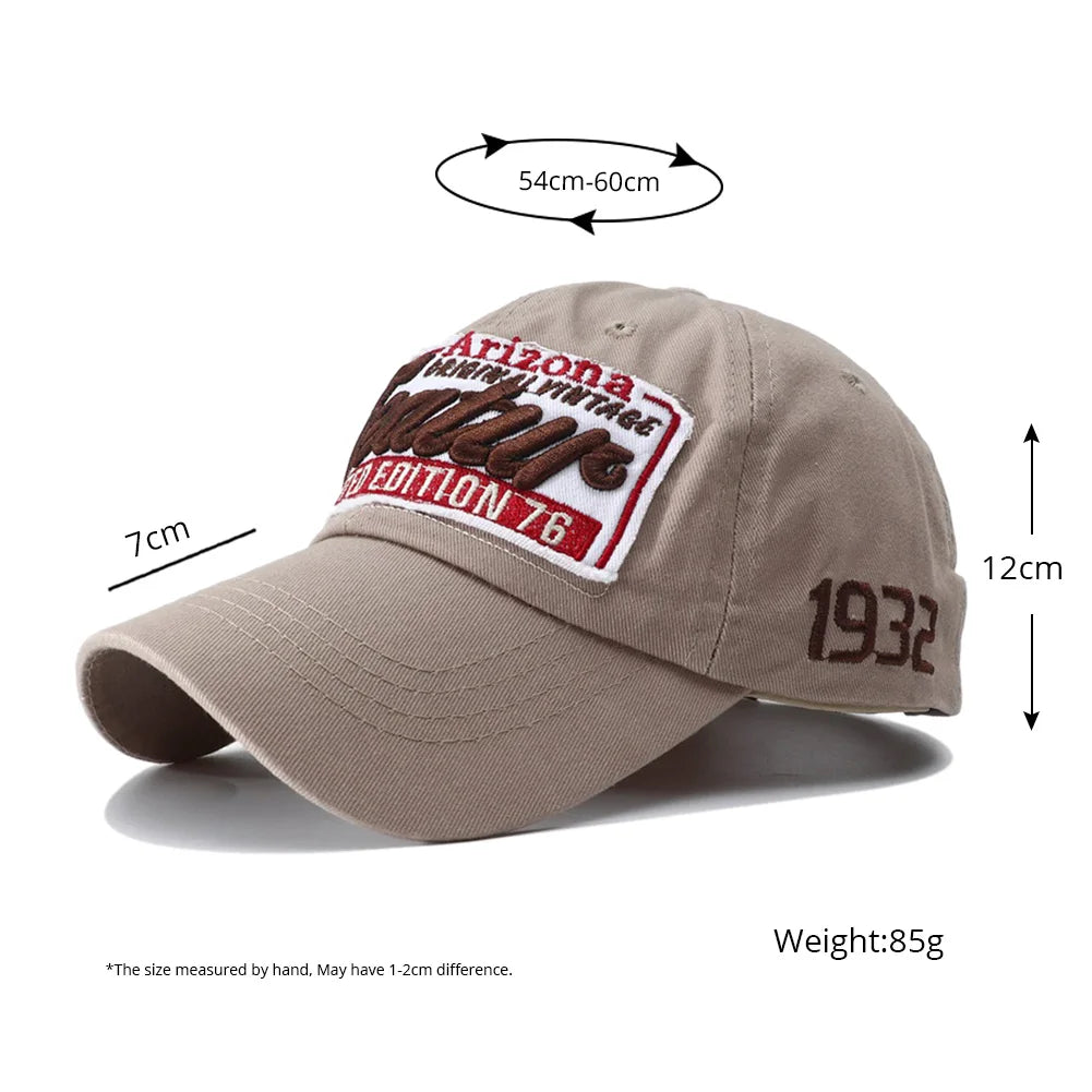 2025 New Hip Hop Y2k Embroidered Cotton Baseball Cap for Men Women Snapback Hat Outdoor Adjustable Short Visor Peaked Hats Bone