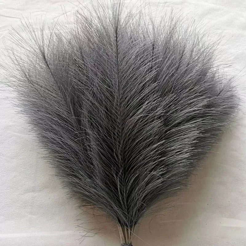 Artificial Pampas Grass Artificial Flowers Fake Pampas Grass Bouquet 42cm Boho Bouquet 1/5/10/30pcs Pampas Grass Vase Decoration
