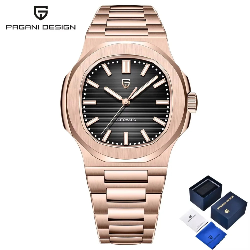 PAGANI DESIGN 2025 Men's Watches top brand Luxury Automatic Watch For Men Mechanical Wristwatch Stainless Waterproof Sapphire