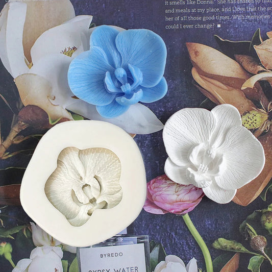 Moth Orchid  Silicone Cake Baking Mold Sugarcraft Cupcake Baking Mould Resin Tools Fondant Cake Decorating Tools