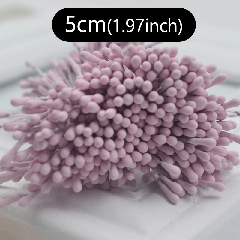 400pcs 2mm Mini Flower Stamen Pistil Wedding Handmade Artificial Flowers For Wedding Home Decoration DIY Scrapbook Accessories