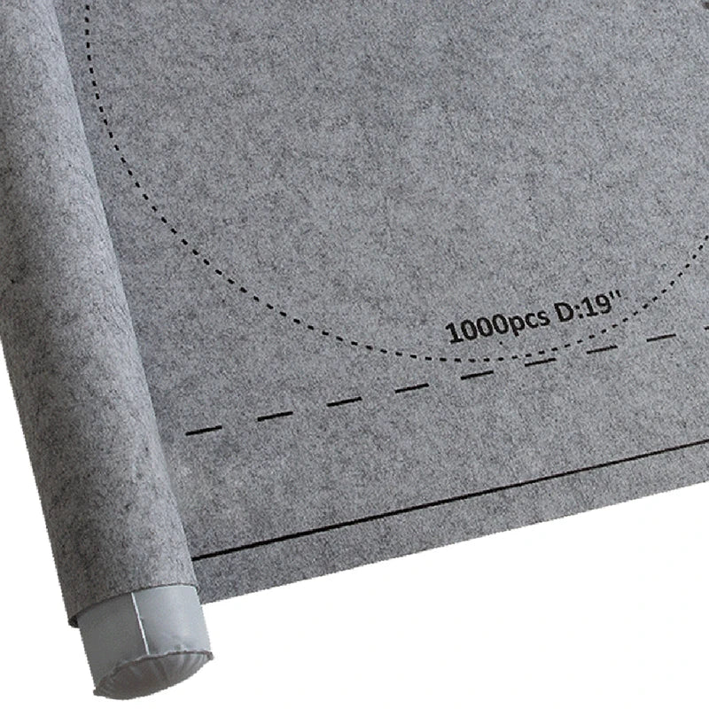 Puzzle Storage Blanket Set for 500-1500 Puzzle  Felt Puzzle Blanket Grey/Black Classification Disk Inflatable Rod TMZ