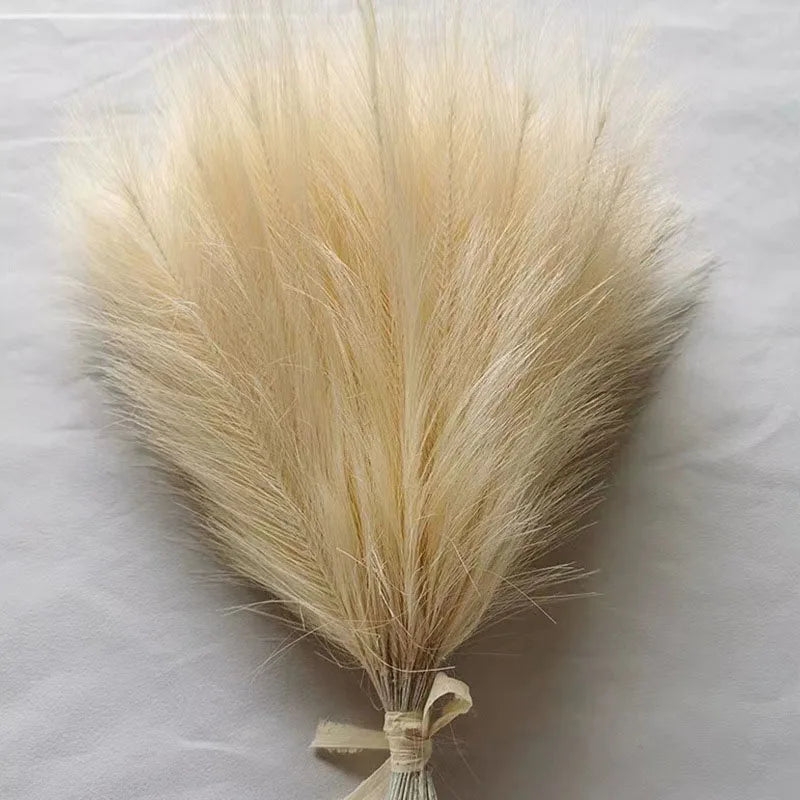 Artificial Pampas Grass Artificial Flowers Fake Pampas Grass Bouquet 42cm Boho Bouquet 1/5/10/30pcs Pampas Grass Vase Decoration