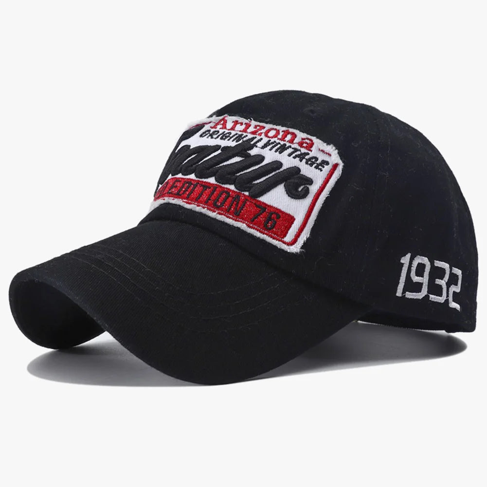 2025 New Hip Hop Y2k Embroidered Cotton Baseball Cap for Men Women Snapback Hat Outdoor Adjustable Short Visor Peaked Hats Bone