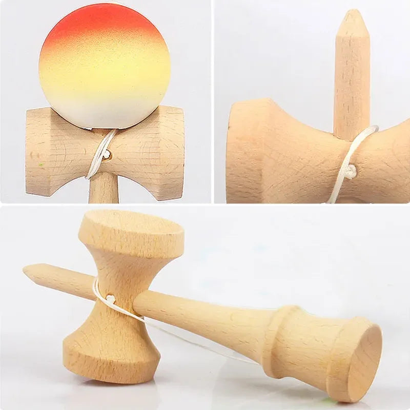 Kendama Toy Ball Graffiti Painted Outdoor Fitness Balls Train Eye-hand Agility CoordinationChildren Adults Outdoor Sports Ball
