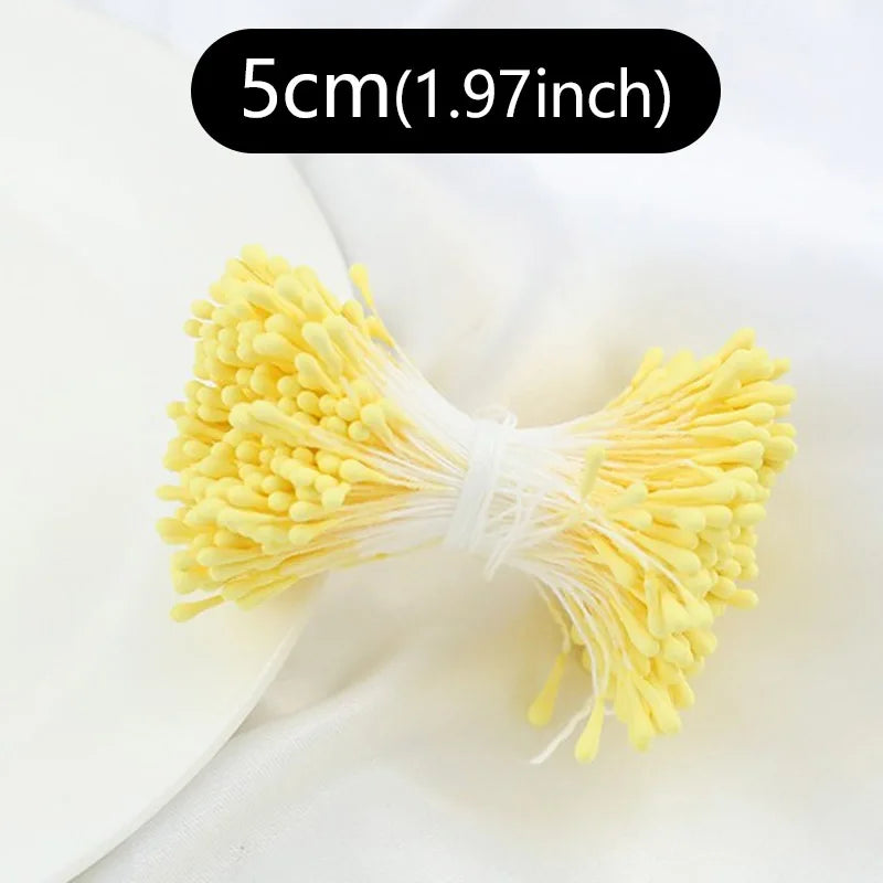 400pcs 2mm Mini Flower Stamen Pistil Wedding Handmade Artificial Flowers For Wedding Home Decoration DIY Scrapbook Accessories
