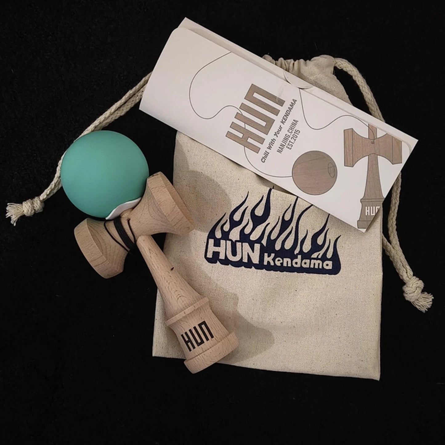 IN STOCK HunKendama New K2 Enlarged Sword Shape Bespoke Beginner'S Professional Kendama Trend Tips Juggle Ball Gift For Children