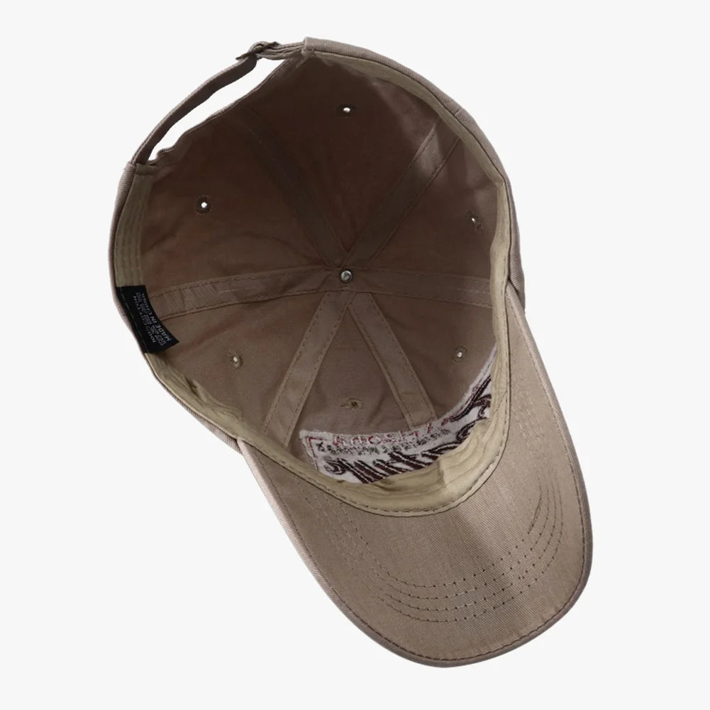 2025 New Hip Hop Y2k Embroidered Cotton Baseball Cap for Men Women Snapback Hat Outdoor Adjustable Short Visor Peaked Hats Bone