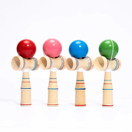 Oversized Kendama Skill Toy – Large Japanese Wooden Ball-and-Cup Game for Adults & Kids, Viral Challenge Toy, Focus & Hand-Eye C