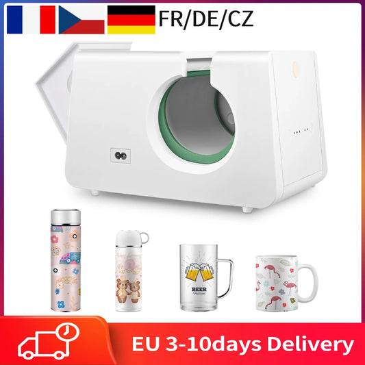 Automatic Mug Heat Press Machine 10-11oz Transfer Sublimation Portable Cup Presser One-Touch Button as Gifts for Birthdays