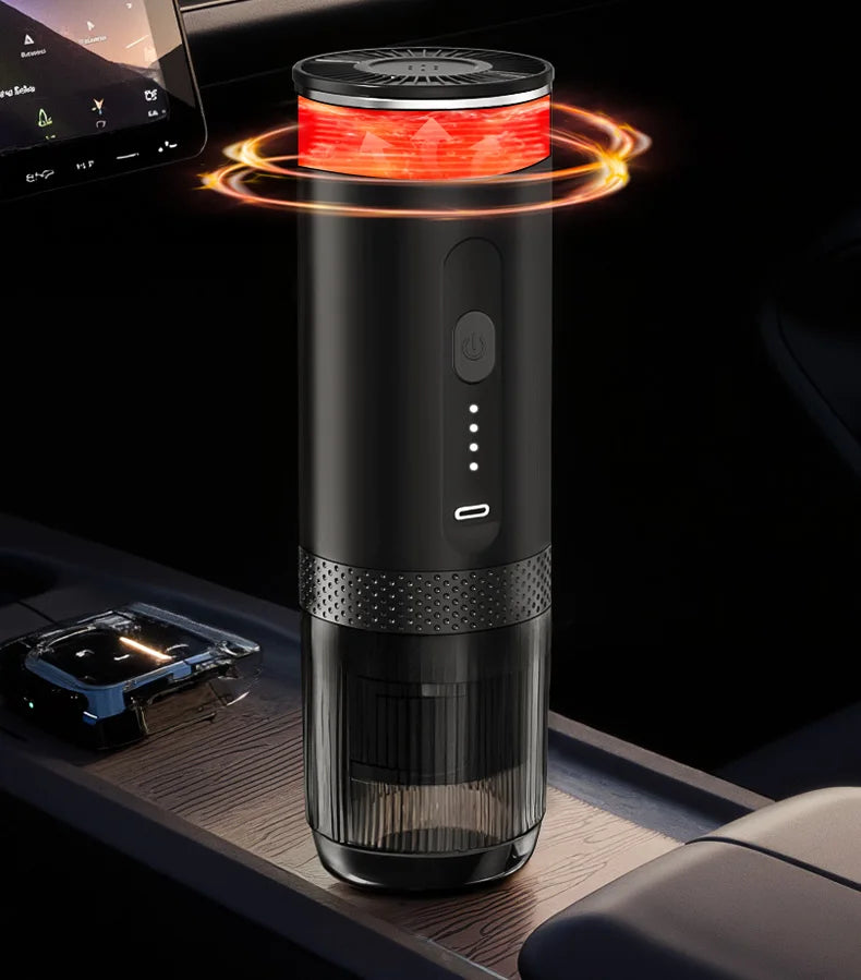 3-in-1 Wireless Electric Portable Espresso Coffee Machine Auto Heating Pump Press Capsule Powder Coffee Pot for Car&Home Camping