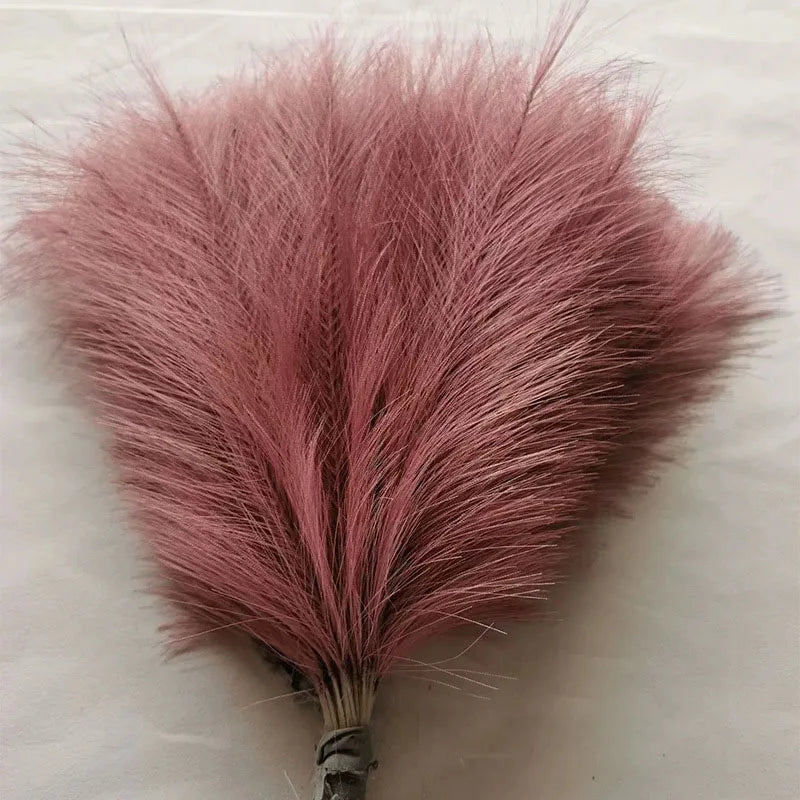 Artificial Pampas Grass Artificial Flowers Fake Pampas Grass Bouquet 42cm Boho Bouquet 1/5/10/30pcs Pampas Grass Vase Decoration