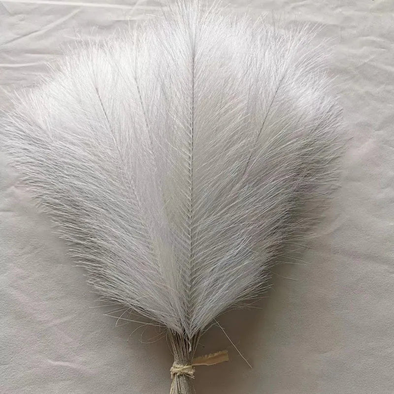 Artificial Pampas Grass Artificial Flowers Fake Pampas Grass Bouquet 42cm Boho Bouquet 1/5/10/30pcs Pampas Grass Vase Decoration