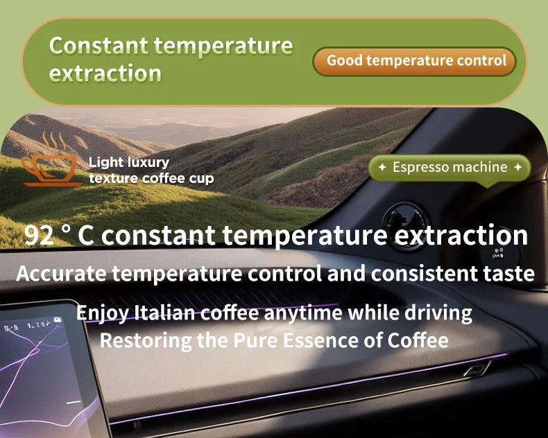 3-in-1 Wireless Electric Portable Espresso Coffee Machine Auto Heating Pump Press Capsule Powder Coffee Pot for Car&Home Camping