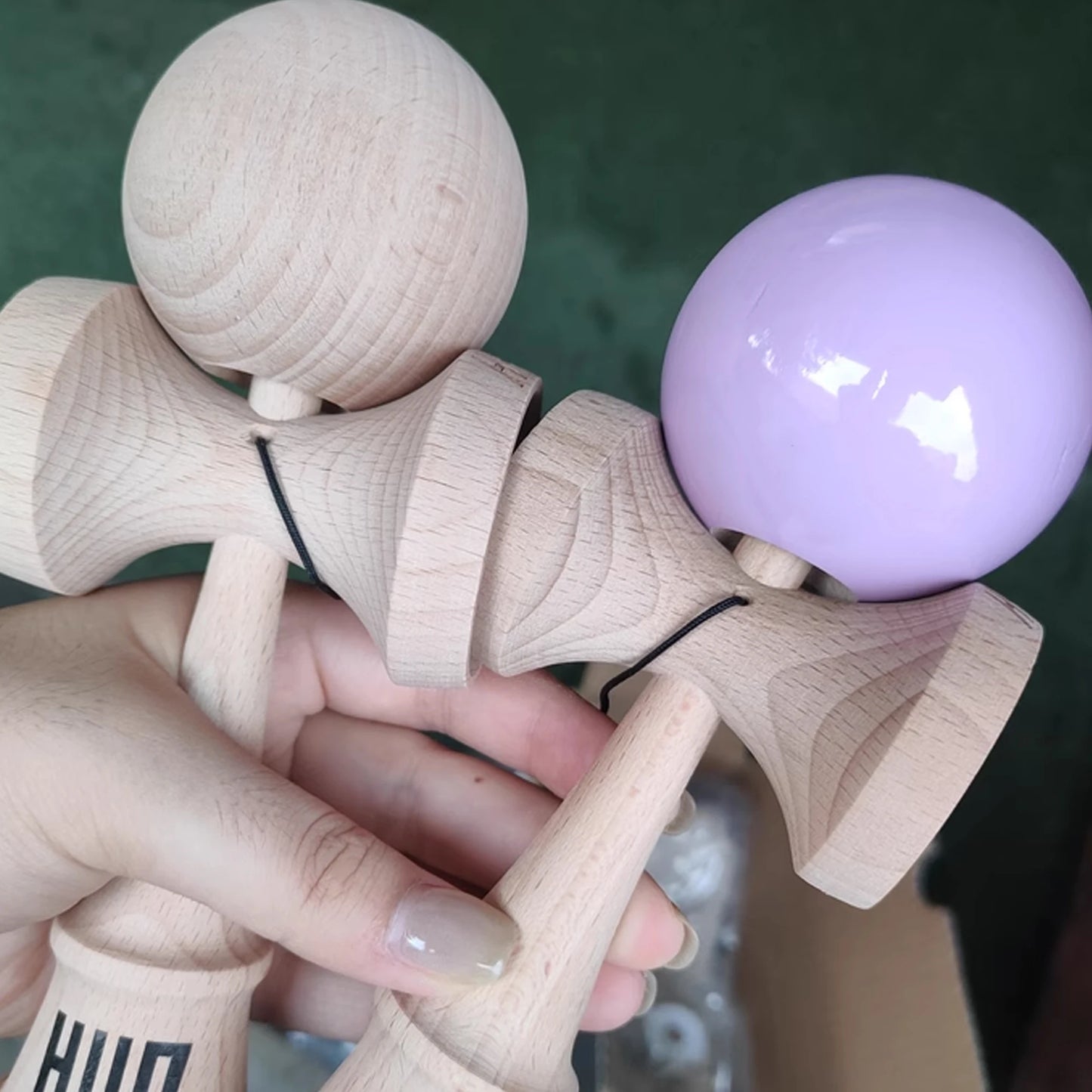 IN STOCK HunKendama New K2 Enlarged Sword Shape Bespoke Beginner'S Professional Kendama Trend Tips Juggle Ball Gift For Children