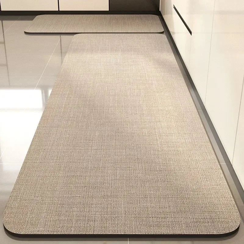 Carpet for Kitchen Floor Mat Pvc Leather Carpets Waterproof Non-slip Rug Long Foot Mats Oil-proof Blue Home Decoration Rugs