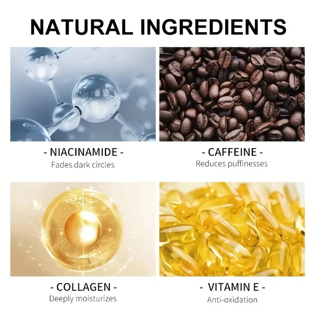 Nicotinamide Eyes Cream Dark Circles Fading Eye Bags Eye Hyaluronic Acid Moisturizing Serum Against Puffiness Eye Care Gel new