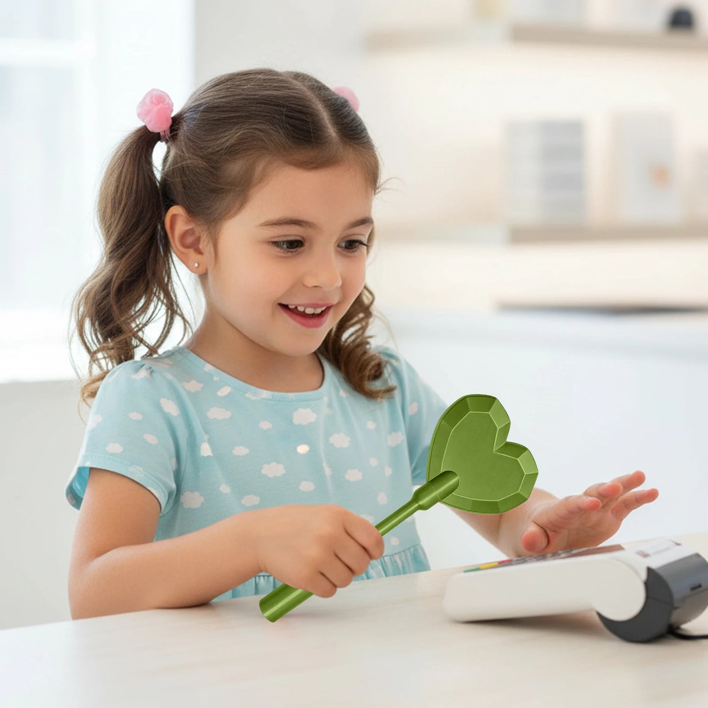 3D Printed Creative Magic Wand Tap To Pay Star/Heart Magic Wand Credit Card Holder Contactless Tap-to-Pay Fairy Wand Daily Use