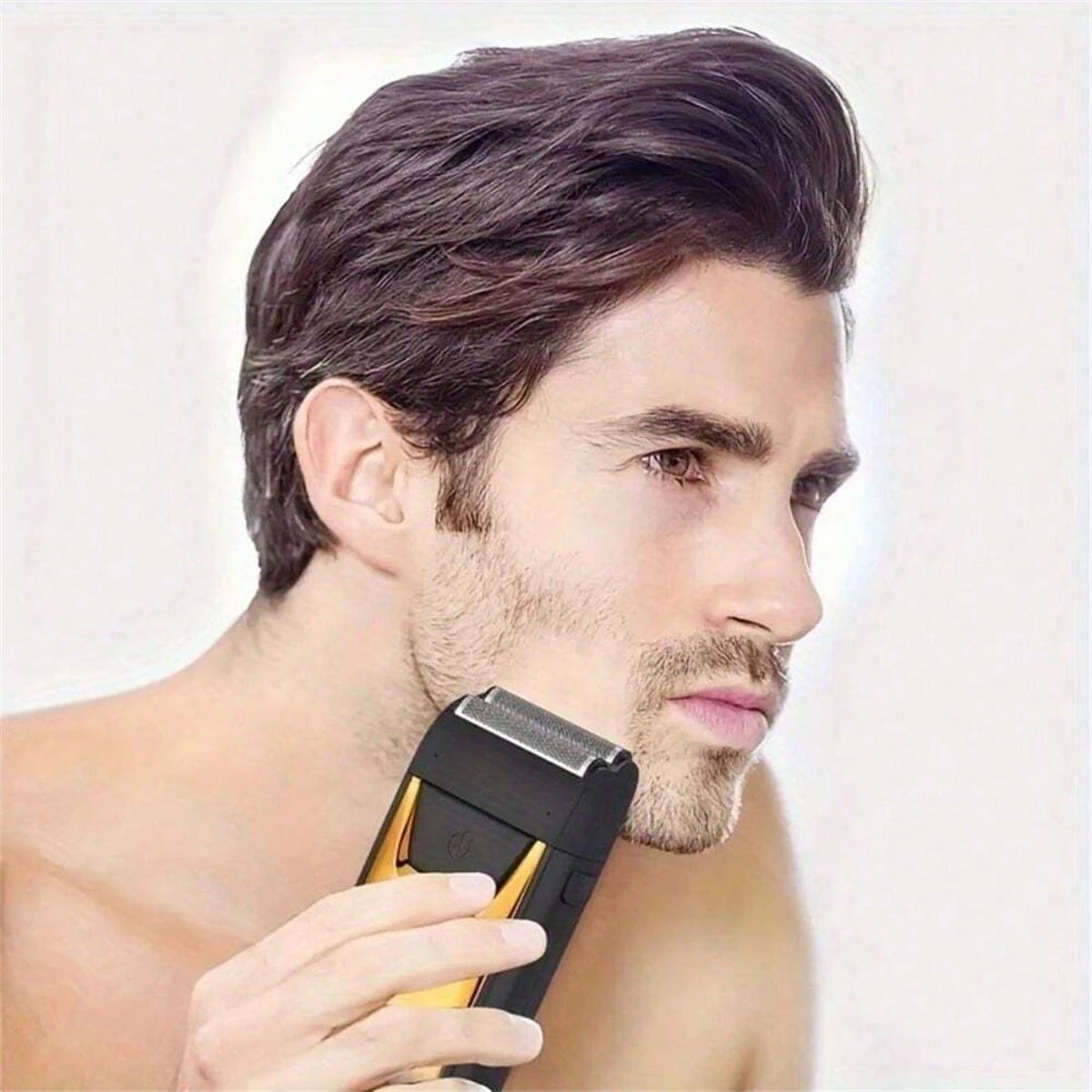Hair Shaver Double Blades Shaver Electric Shaver Razor For Men Close Bald Head Barber Shaver Trimmer Rechargeable Shaver/Shaper