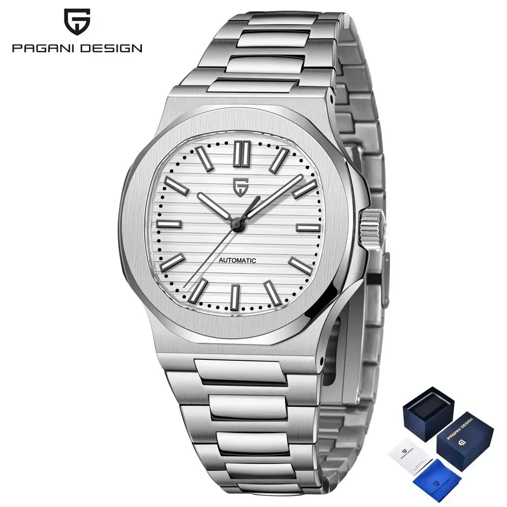 PAGANI DESIGN 2025 Men's Watches top brand Luxury Automatic Watch For Men Mechanical Wristwatch Stainless Waterproof Sapphire