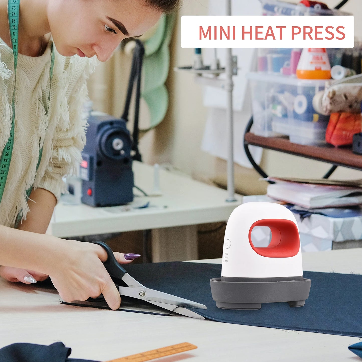 Portable DIY Home Business  Mini Heat Press Machine TShirt Printing Easy Heating Transfer Press Iron Machines for Blanket Leathe