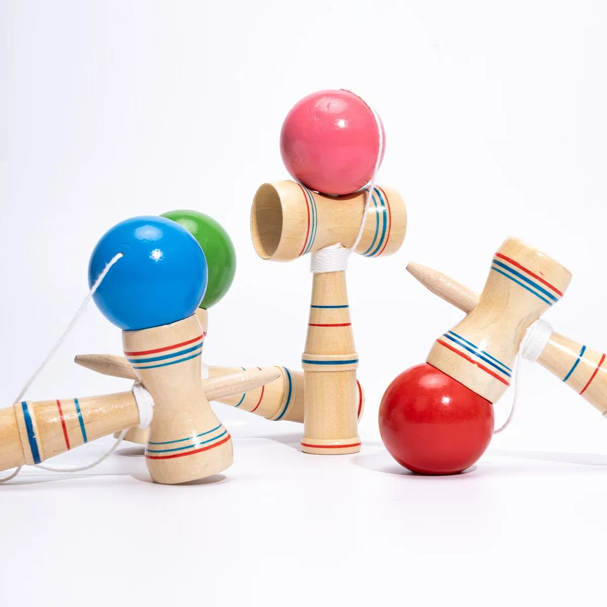 Oversized Kendama Skill Toy – Large Japanese Wooden Ball-and-Cup Game for Adults & Kids, Viral Challenge Toy, Focus & Hand-Eye C